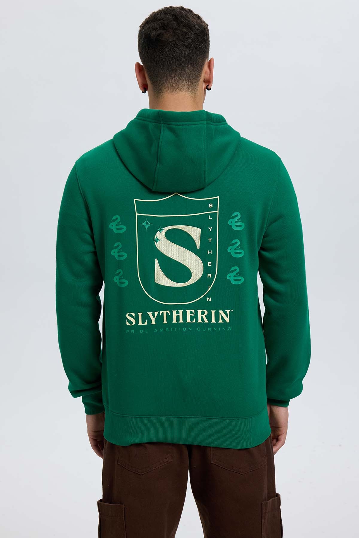Polerón Hombre Slytherin Harry Potter Verde