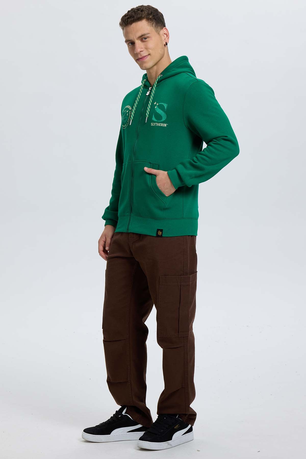 Polerón Hombre Slytherin Harry Potter Verde