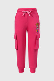 Pantalón Buzo Niña Cargo Skye Fucsia