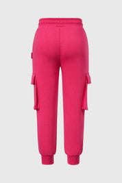 Pantalón Buzo Niña Cargo Skye Fucsia