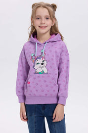 Polerón Niña Paw Patrol Lila