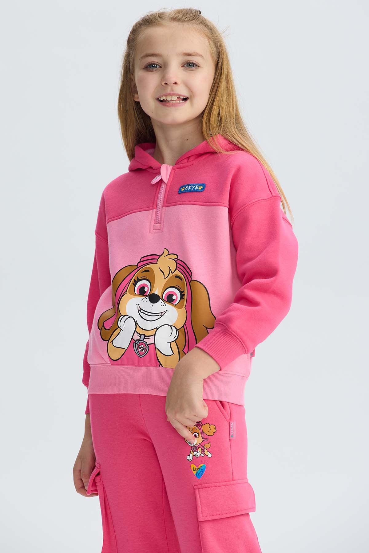 Polerón Niña Skye Paw Patrol Fucsia