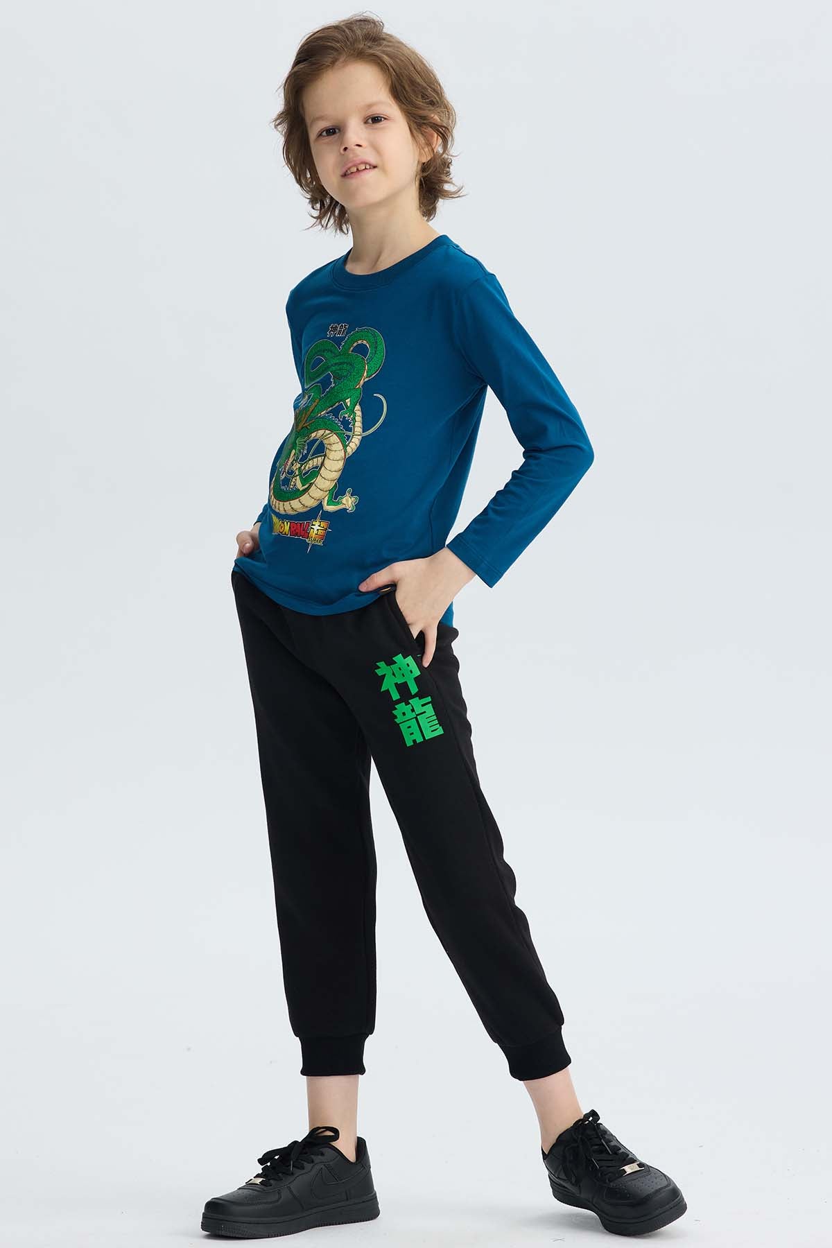 Polera Niño Shenlong Azul