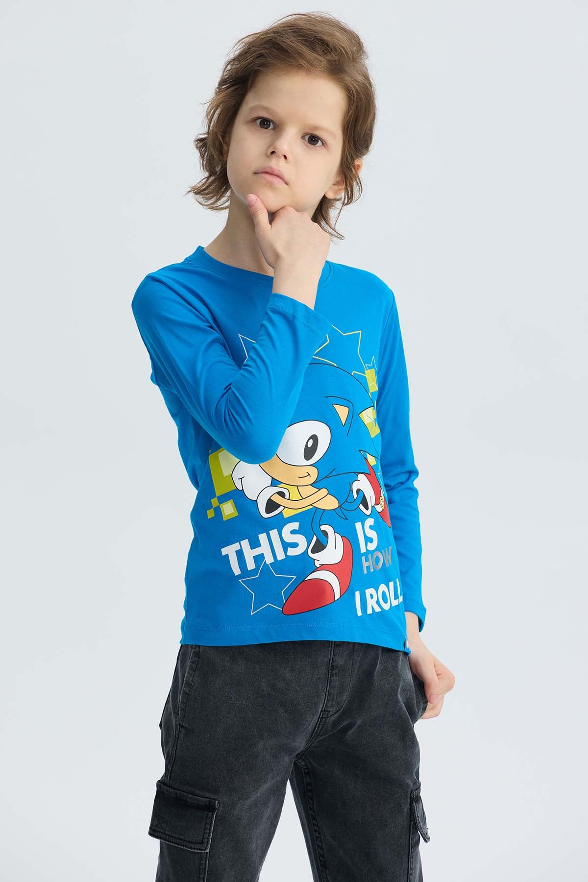 Polera Niño Sonic Azul