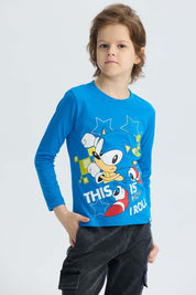 Polera Niño Sonic Azul