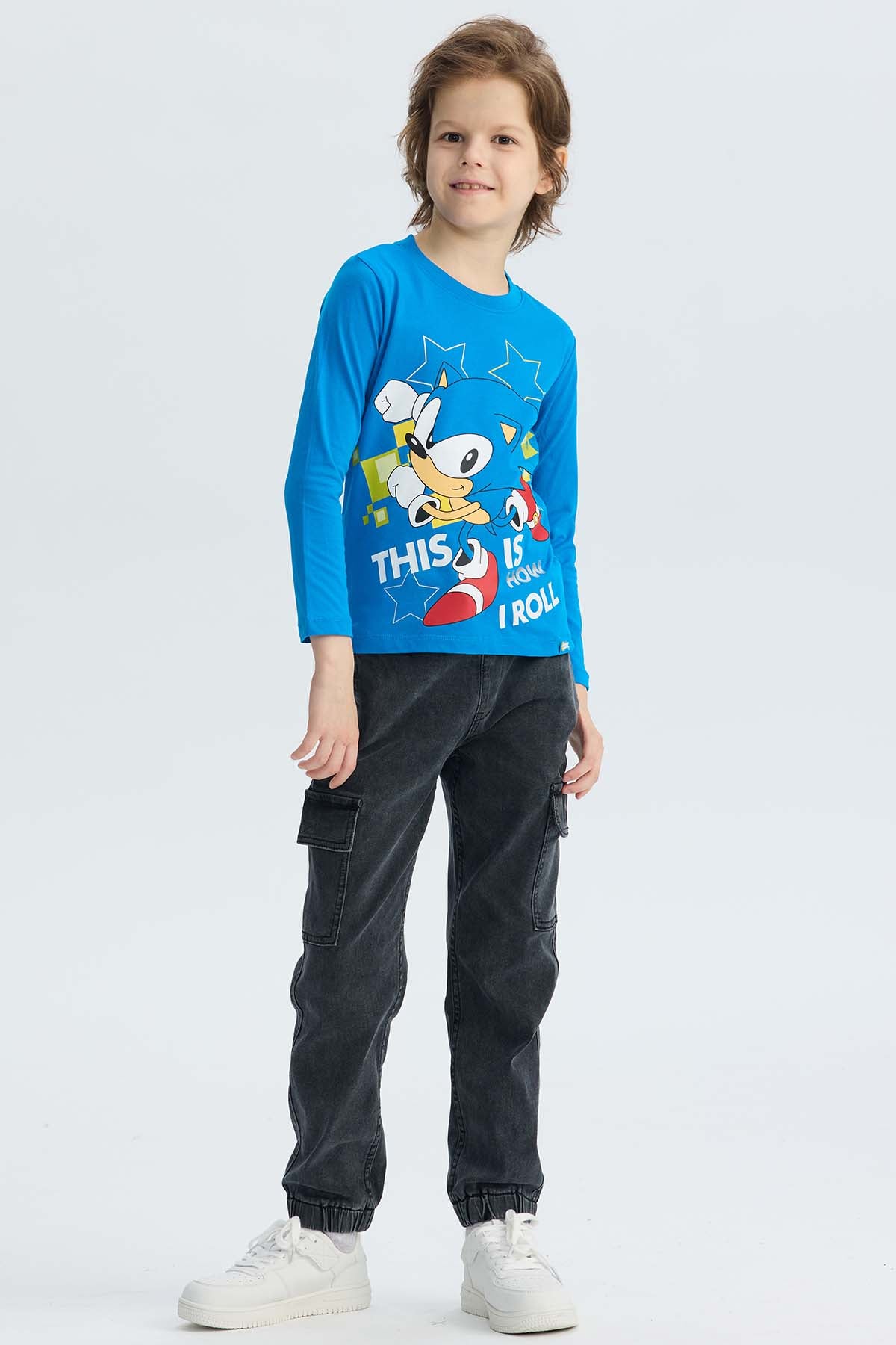 Polera Niño Sonic Azul