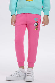 Pantalón Buzo Niña Minnie Fucsia