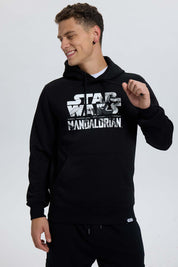 Polerón Hombre Mandalorian Negro