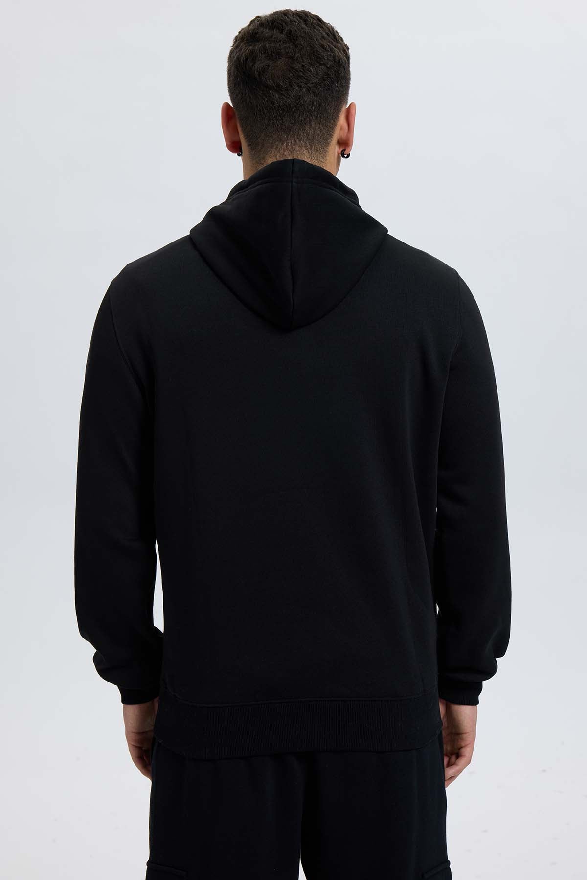 Polerón Hombre Mandalorian Negro