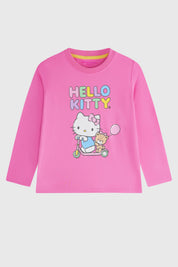 Pijama Niña Hello Kitty Rosado