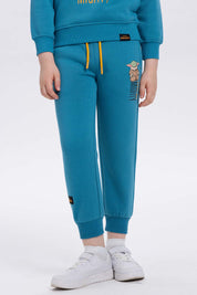 Pantalón Buzo Niño Grogu Petróleo