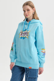 Polerón Mujer Rugrats Celeste
