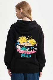 Polerón Mujer Hey Arnold Negro