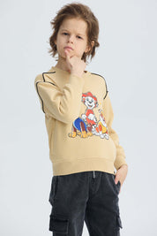 Polerón Niño Paw Patrol Beige