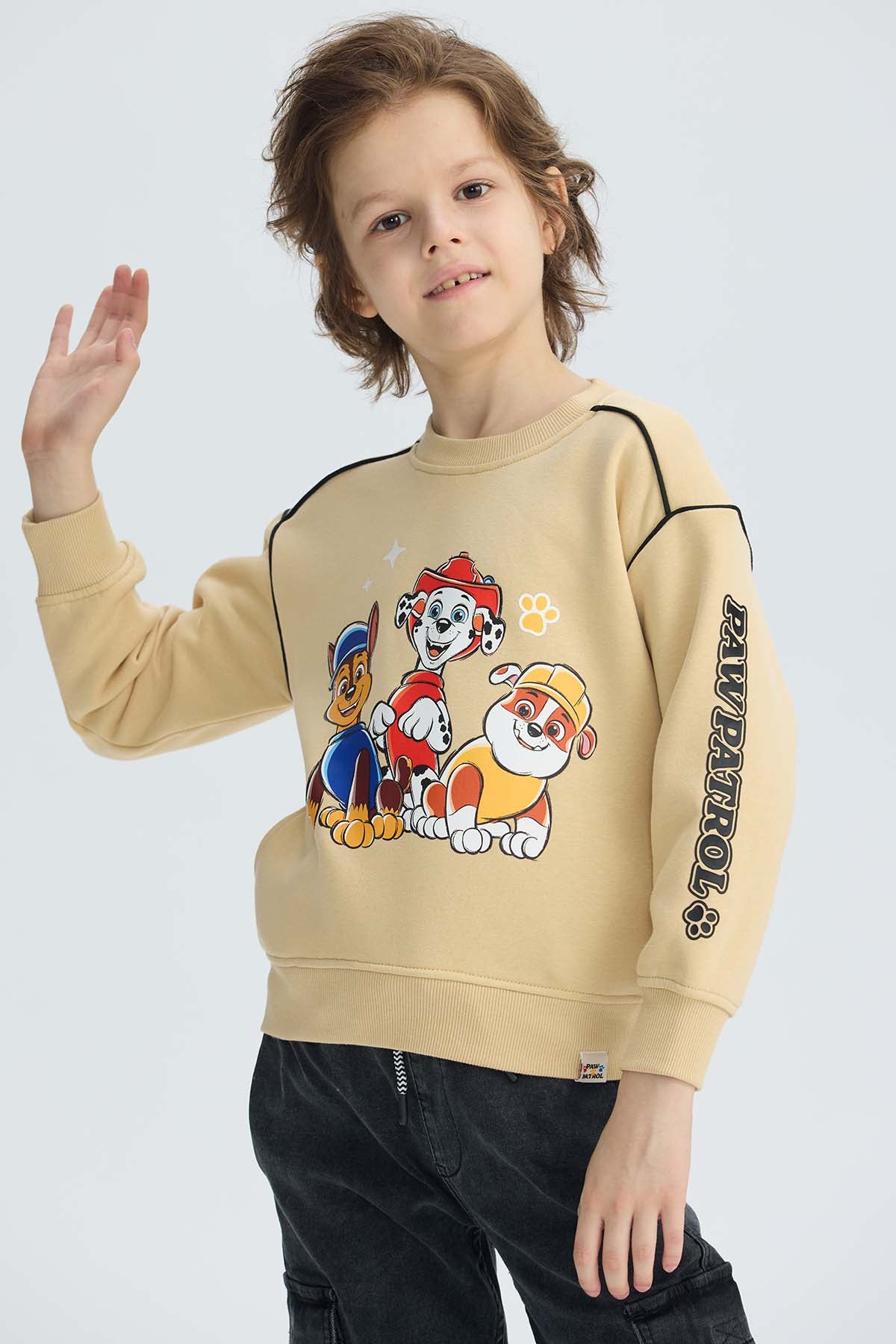 Polerón Niño Paw Patrol Beige
