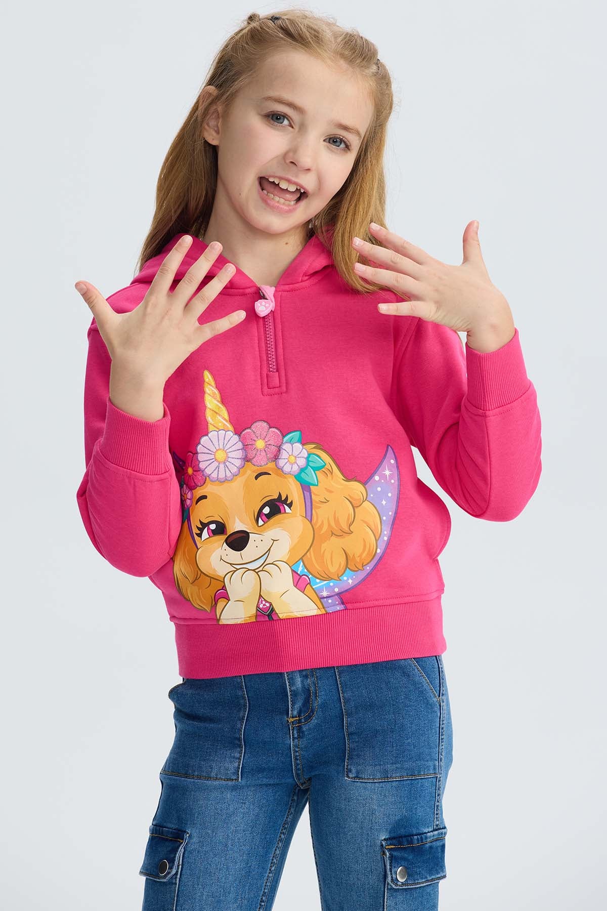 Paw Patrol Ropa Skye Sudadera Con Capucha Y Patrulha Pata