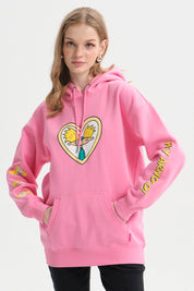 Polerón Mujer Hey Arnold Rosado