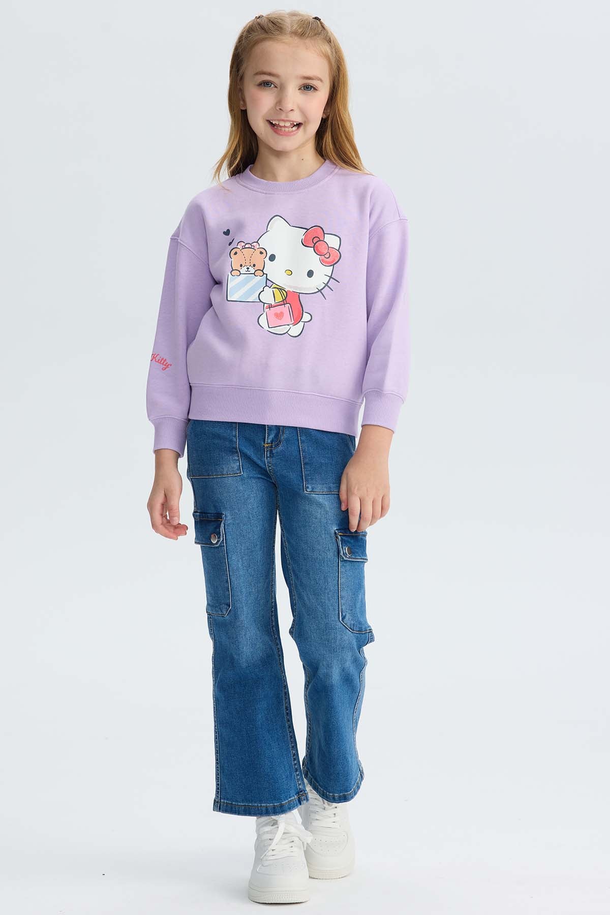 Polerón Niña Hello Kitty Lila