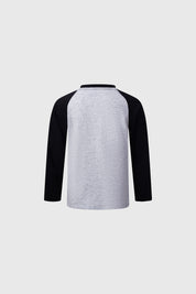 Polera Niño Mickey Y Pato Gris