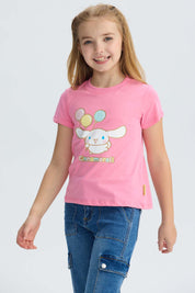 Polera Niña Cinnamorolls Rosado