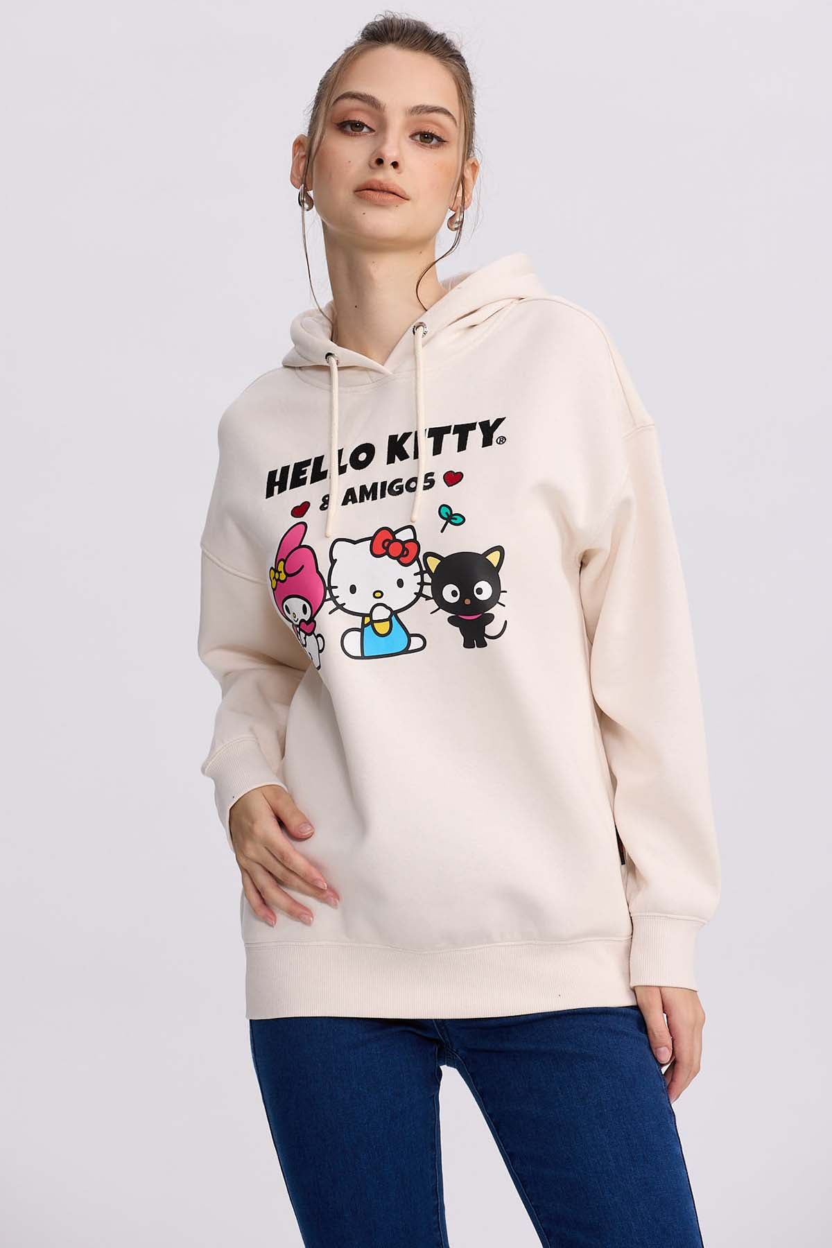 Polerón blanco Hello Kitty mujer Fashion's Park Chile – Fashion