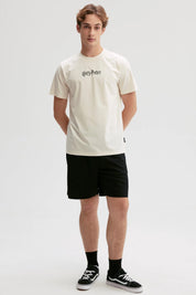 Polera Hombre Harry Potter Beige