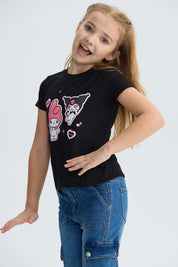 Polera Niña My Melody Negro