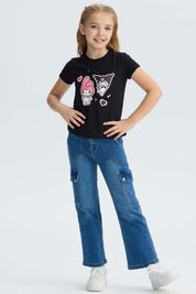 Polera Niña My Melody Negro