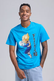Polera Hombre Dragon Ball Azul