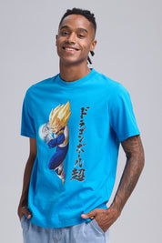 Polera Hombre Dragon Ball Azul
