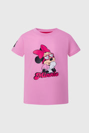 Polera Niña Mickey Y Sus Amigos Rosado