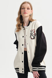 Polerón Mujer Mickey Beige