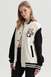 Polerón Mujer Mickey Beige