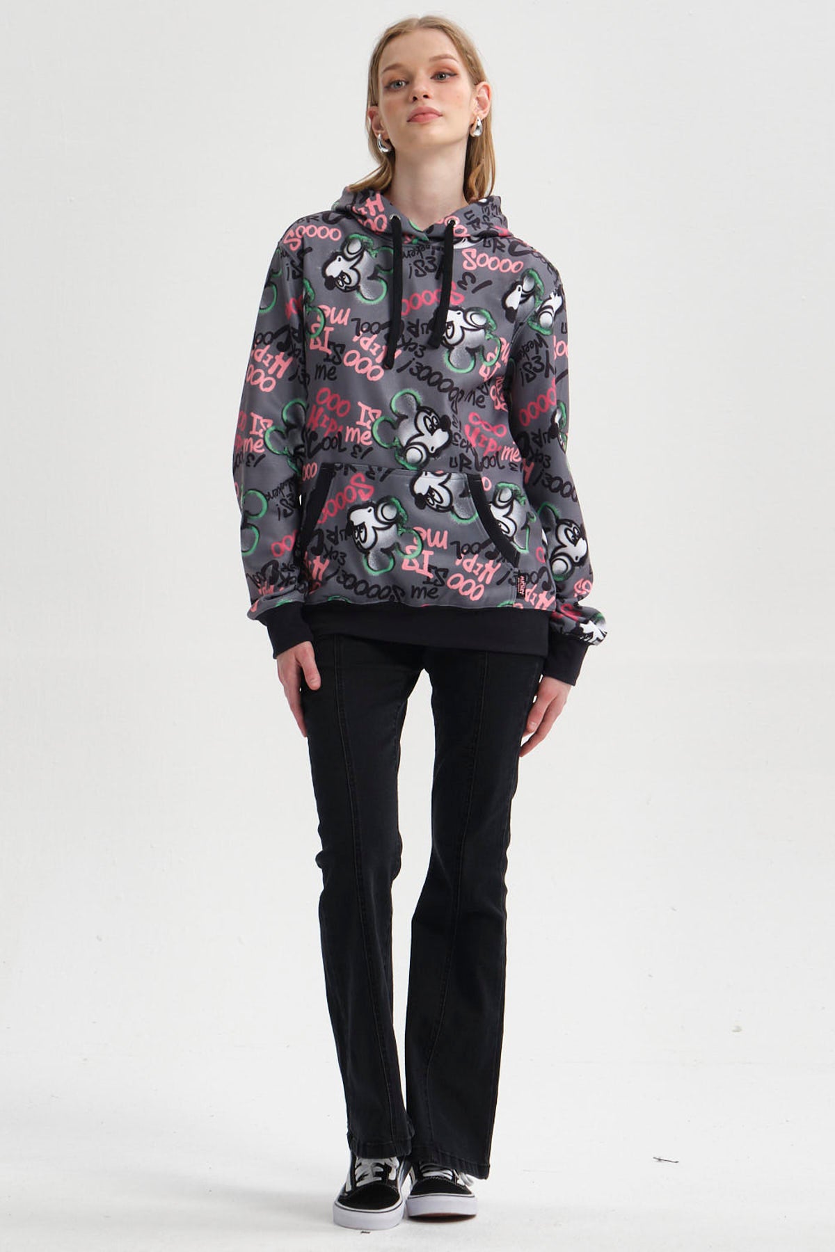 Polerón Mujer Mickey Marengo