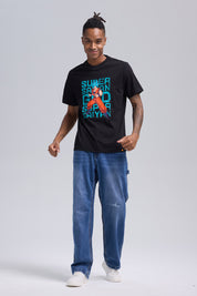 Polera Hombre Super Saiyajin Negro