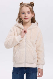 Polar Niña Peludo Beige