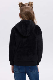 Polar Niña Peludo Negro