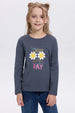 Polera Niña Azul