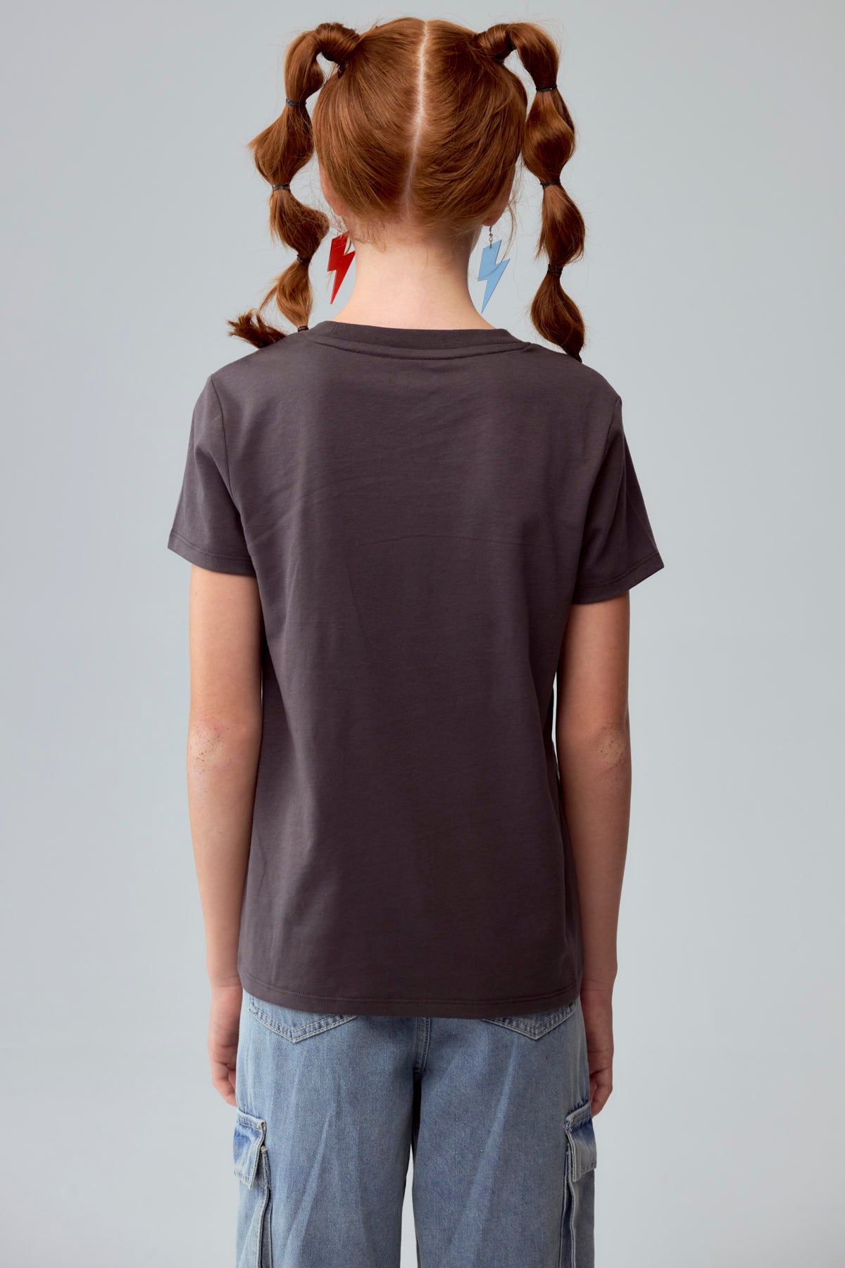 Polera Niña Básica Estampada Marengo