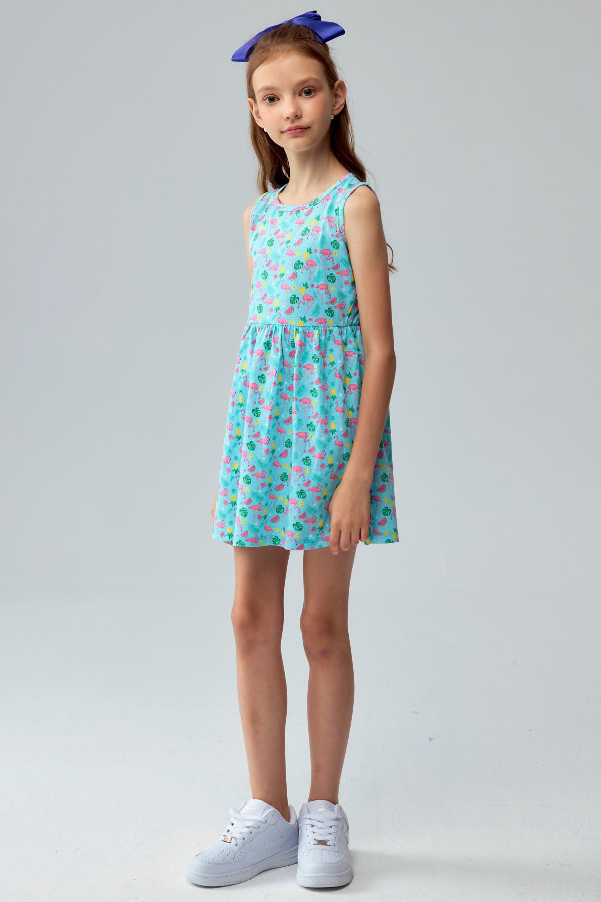 Vestido Niña Básico Toodler Celeste