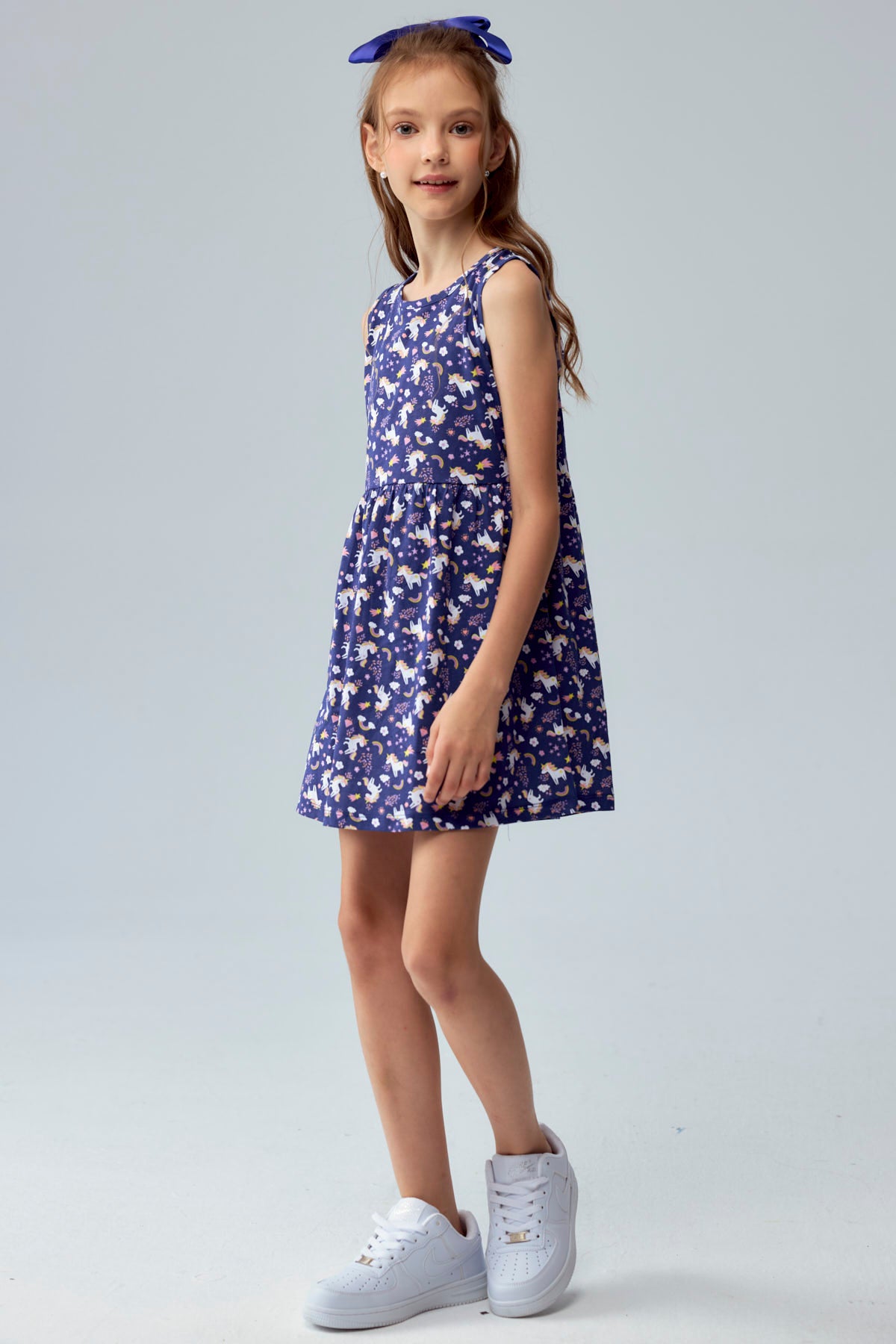 Vestido Niña Básico Toodler Azul