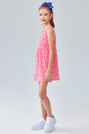 Vestido Niña Básico Toodler Fucsia