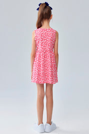 Vestido Niña Básico Toodler Fucsia