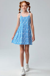 Vestido Niña Básico Teen Azulino