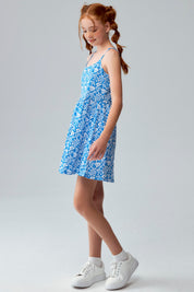 Vestido Niña Básico Teen Azulino