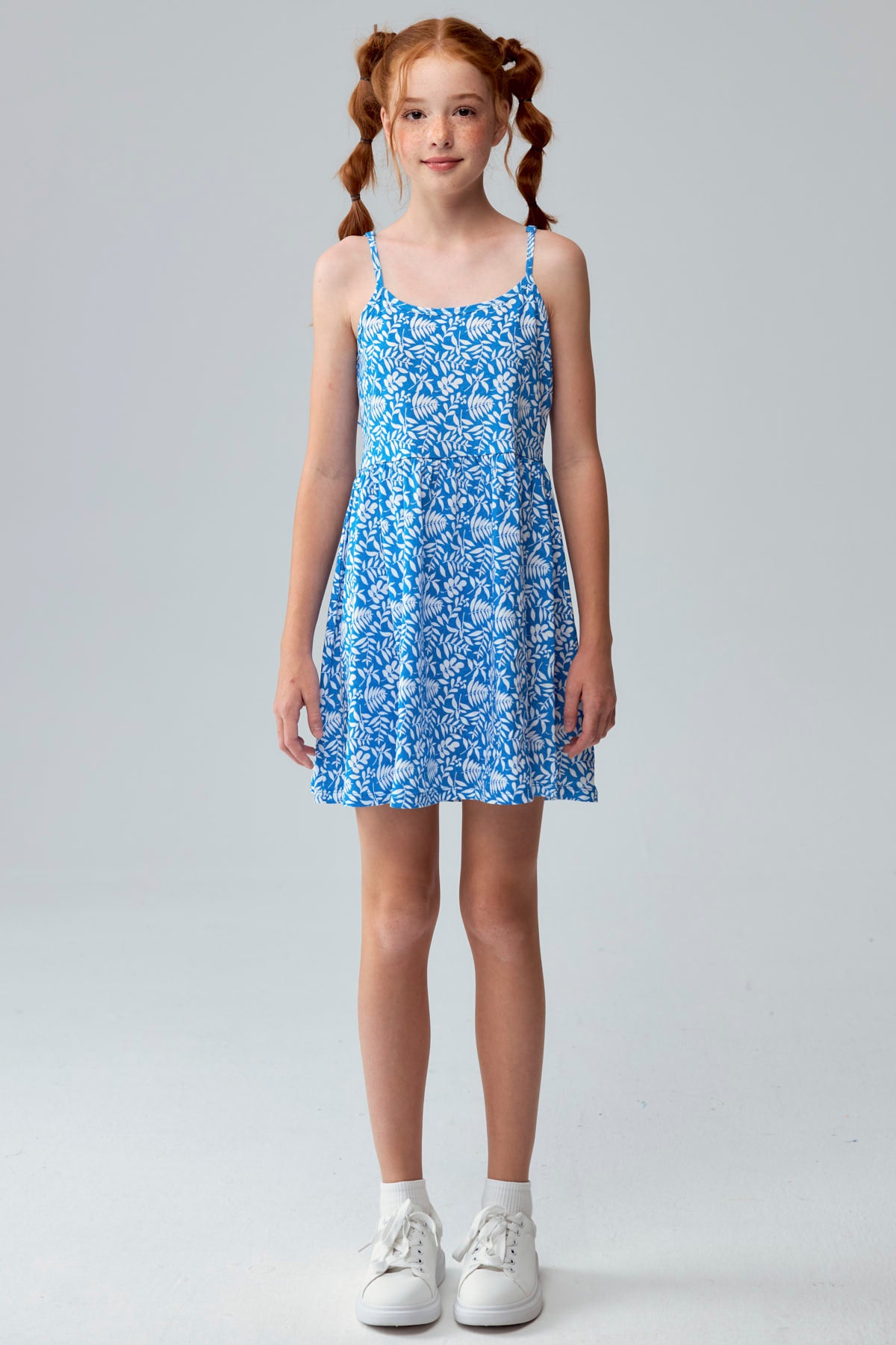 Vestido Niña Básico Teen Azulino