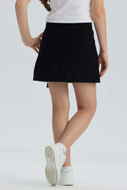 Falda Niña Cargo Negro