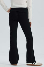 Calza Niña Pretina Doble Negro