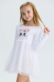 Vestido Niña Tutu Blanco