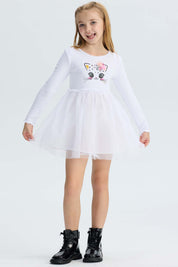 Vestido Niña Tutu Blanco